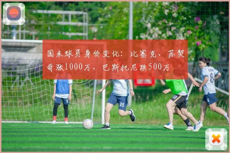 国米球员身价变化：比塞克、苏契奇涨1000万，巴斯托尼跌500万